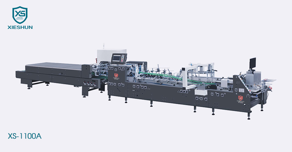 Folder dan Mesin Gluer Automatik Garis Lurus Berkelajuan Tinggi